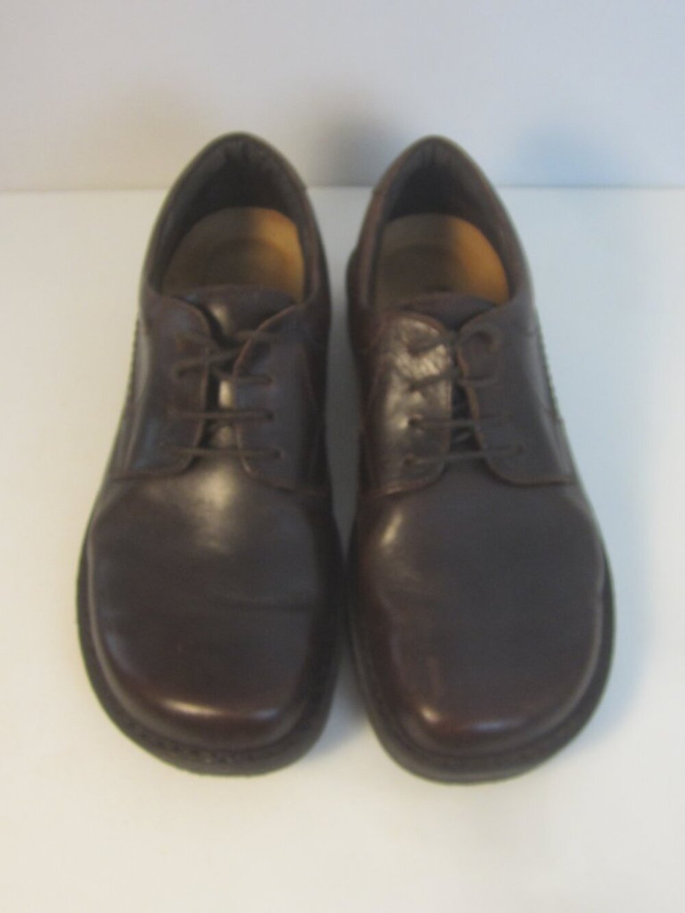 Birkenstock Footprints Women 8 Brown Lace Up Shoes Men EU 39 US 7 Made Germany